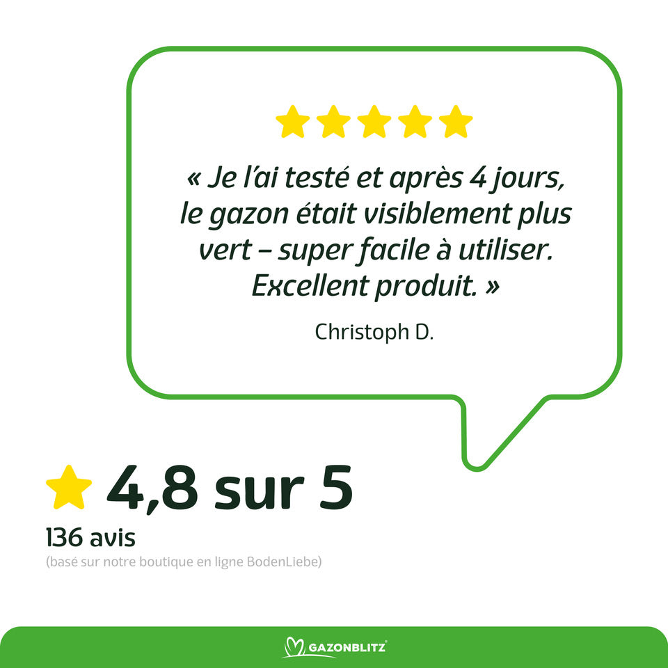 GAZONBLITZ™ - ENGRAIS D´ETE CRISTALLIN