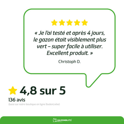 GAZONBLITZ™ - ENGRAIS D´ETE CRISTALLIN