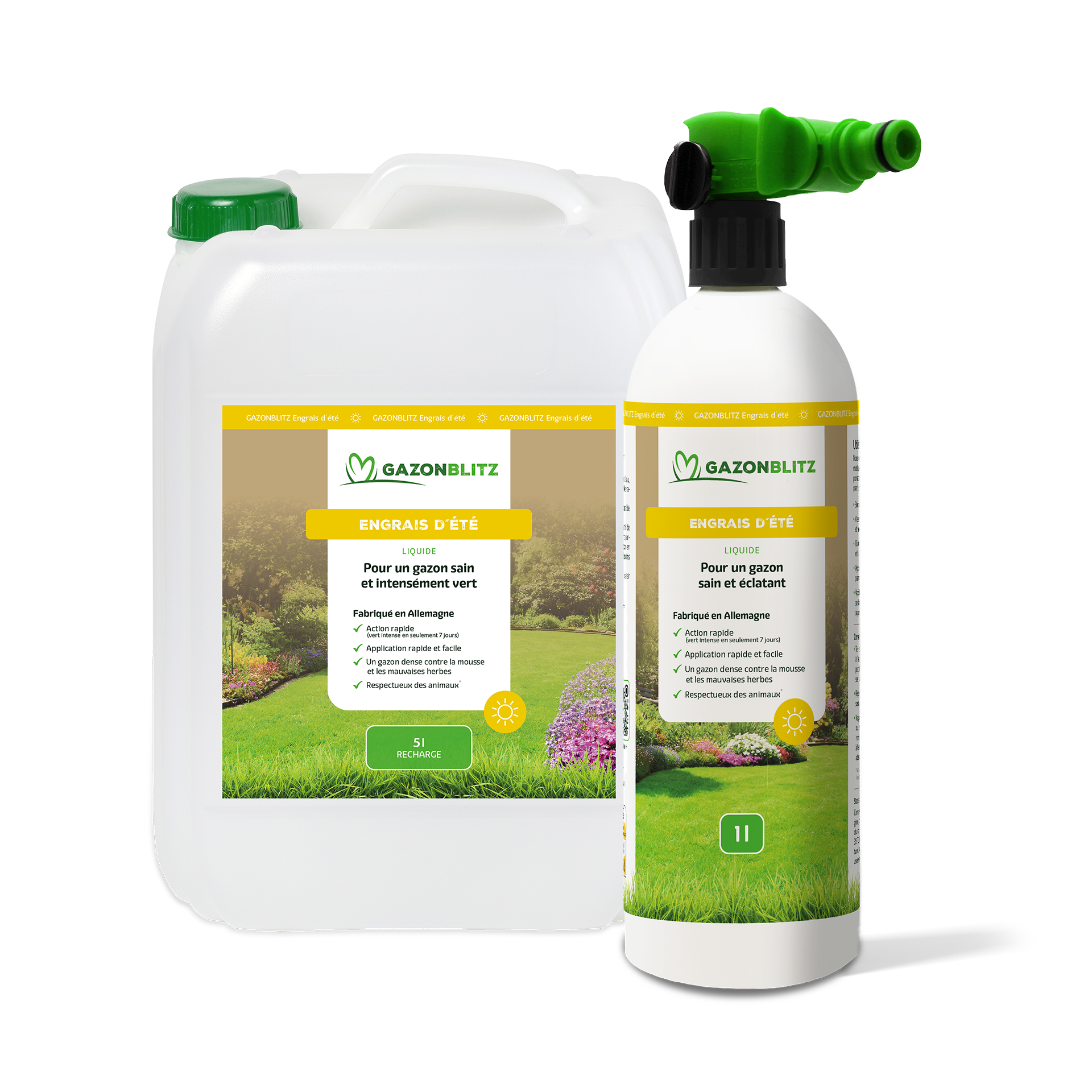 5L pour 250-500m²  avec flacon pulvérisateur