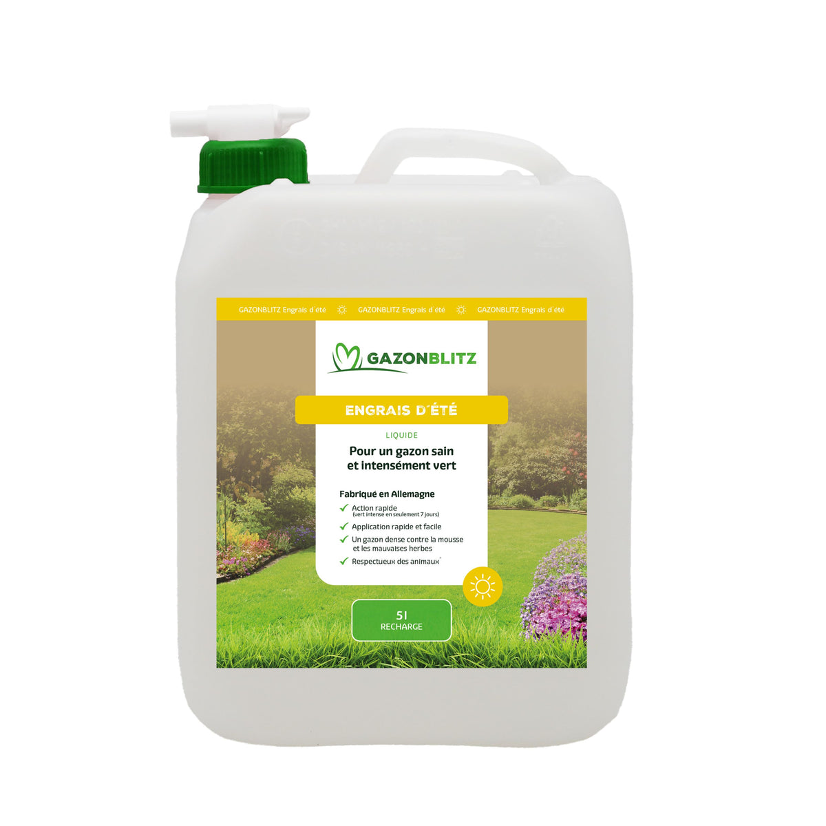 GAZONBLITZ™ - RECHARGE D'ENGRAIS D´ETE LIQUIDE
