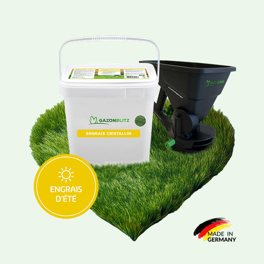 GAZONBLITZ - ENGRAIS CRISTALLIN D`ÉTÉ KIT