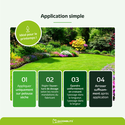 Kit de printemps d'engrais cristallin GAZONBLITZ™ 