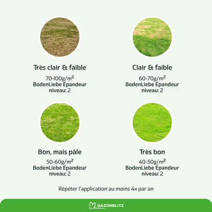 Engrais cristallin GAZONBLITZ™ de printemps