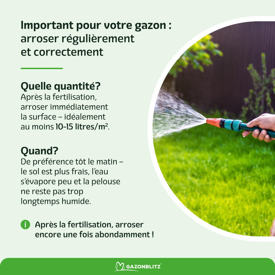 GAZONBLITZ - ENGRAIS CRISTALLIN D`ÉTÉ KIT