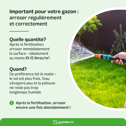GAZONBLITZ - ENGRAIS CRISTALLIN D`ÉTÉ KIT